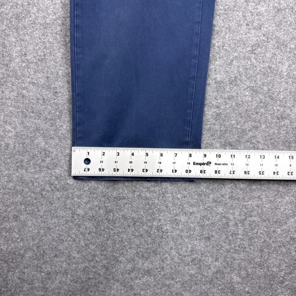 Banana Republic Chino Pants 36x28 Blue 100% Cotton Straight Leg Casual Mens